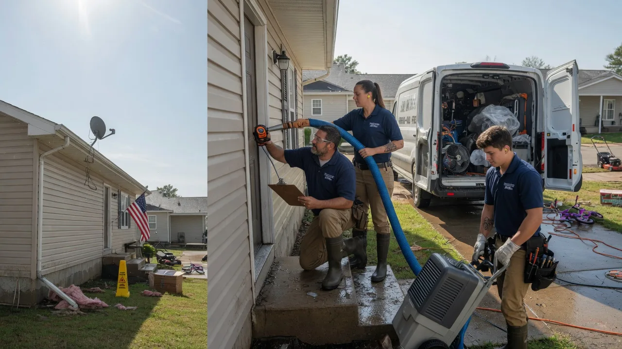 Ceiling Water Damage Restoration in Bryant, IL near me